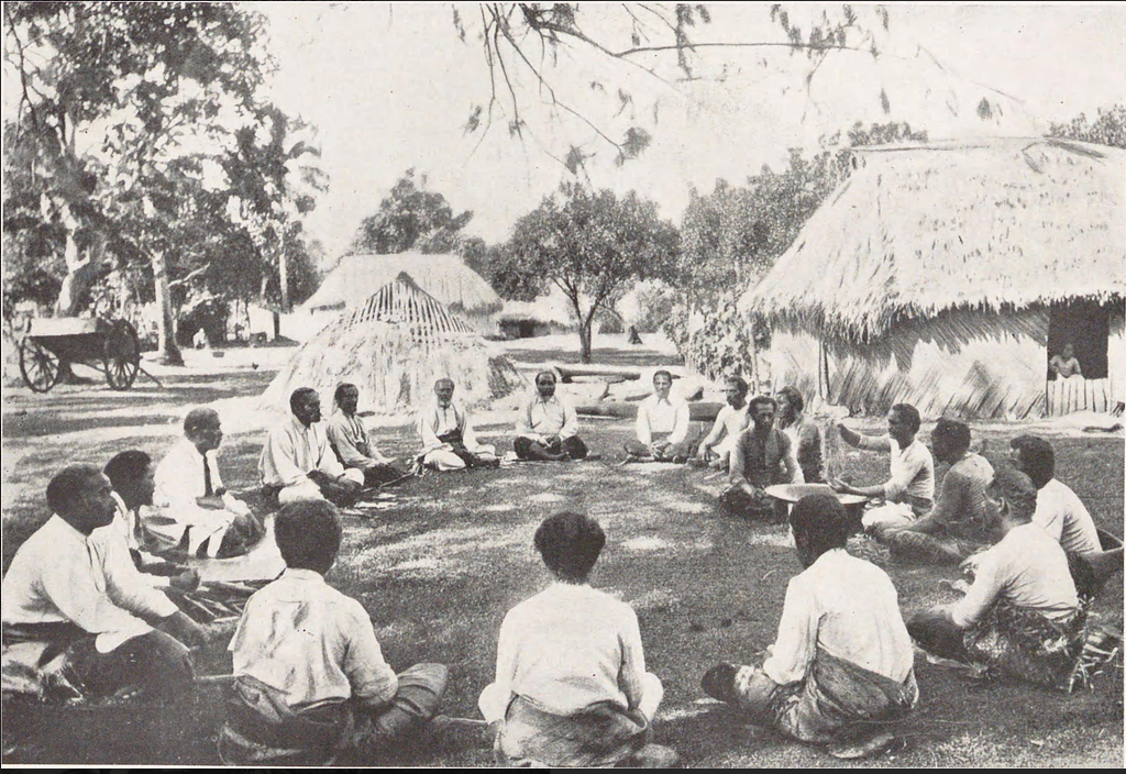 A Tongan Kava Circle also known as Faikava