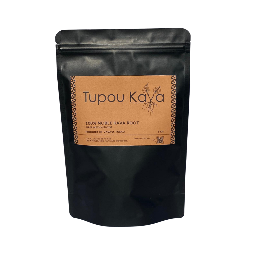 Organic Kava Root Powder of Vava'u, Tonga | 100% Noble Kava - Traditional Grind - The Tupou Kava Company